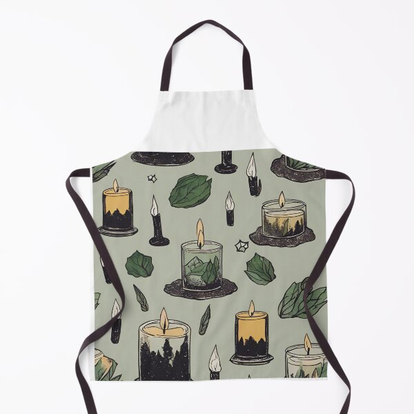 Item preview, Sage and Candles | Witchy vibes | sage candle pattern | witchy pattern designed and sold by FitEnvy.