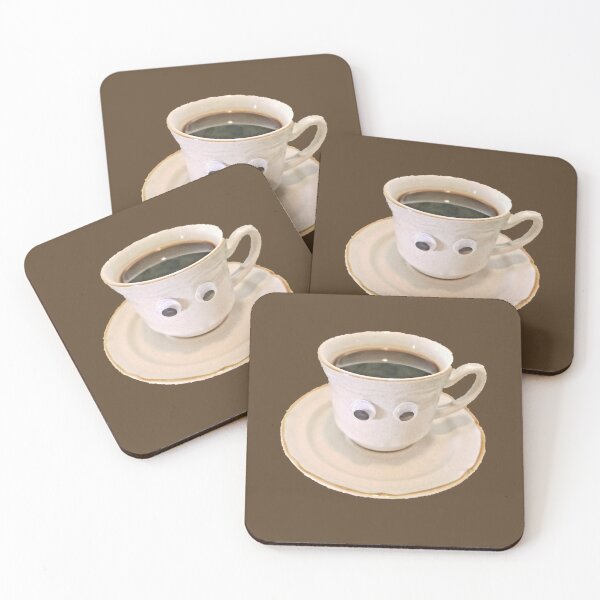 Item preview, Jitters the Coffee Cup (Google-Eyed Pals) designed and sold by GrudleBay.