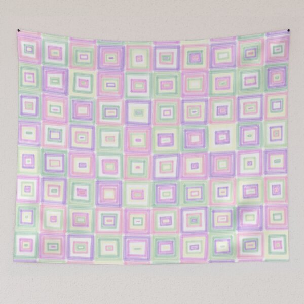 Item preview, Genderfae Pride Flag Modern Art Pastel Pink designed and sold by JoyfulJen.