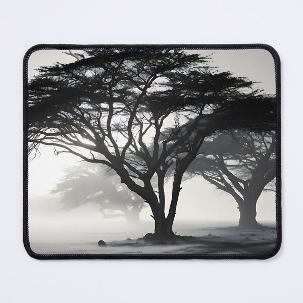 Item preview, Acacia Trees - Black and White designed and sold by KootenayDesigns.