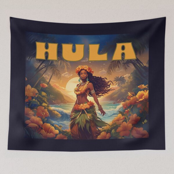Item preview, hula dancer tropical dancer designed and sold by La Loca.