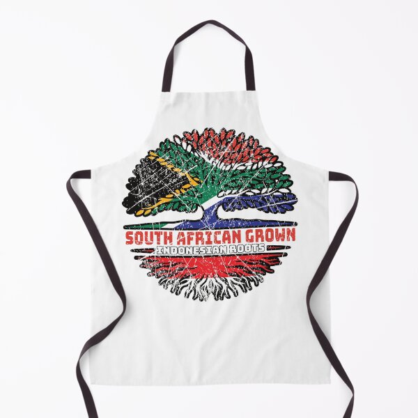 Item preview, Indonesia Indonesian South African South Africa Tree Roots Flag designed and sold by FlagX.