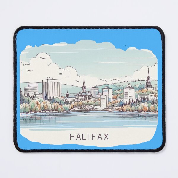 Item preview, Halifax Watercolor Minimalist Illustration ,  designed and sold by PaintMeWorld.