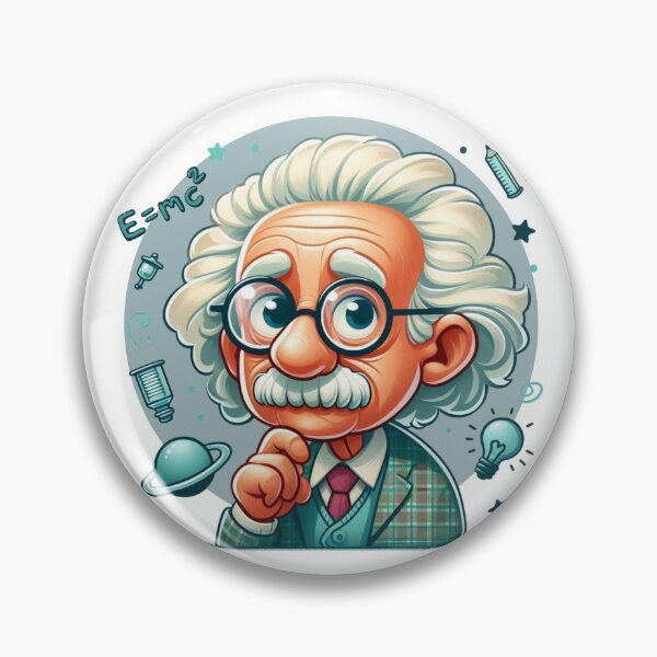 Item preview,  Albert Einstein Portrait designed and sold by MusesWhispers.
