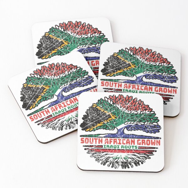 Item preview, Iraq Iraqi South African South Africa Tree Roots Flag designed and sold by FlagX.