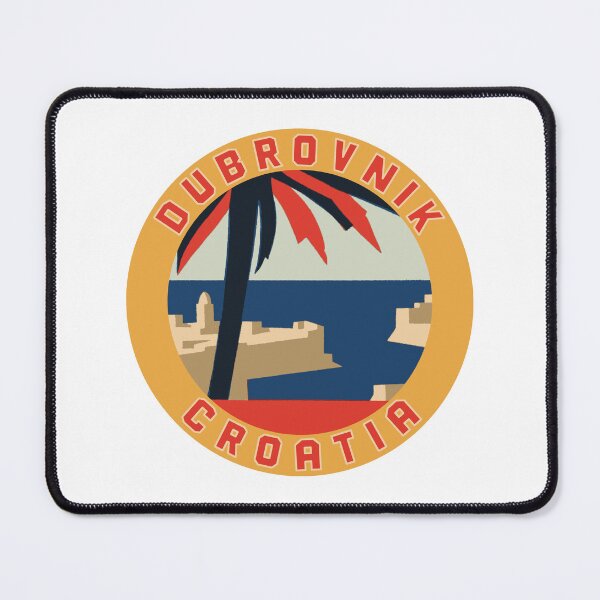 Item preview, Dubrovnik Croatia Vintage Style Decal designed and sold by Decal Mania.