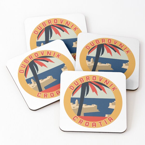 Item preview, Dubrovnik Croatia Vintage Style Decal designed and sold by Decal Mania.