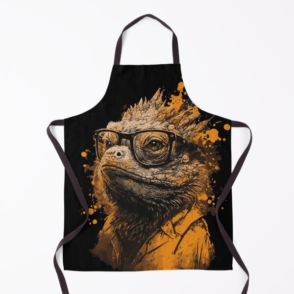 Item preview, Bearded Dragon Small Dragon with Glasses designed and sold by drizzd.