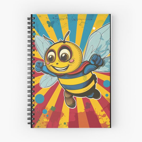 Item preview, Anthropomorphic Superhero Bee in Vibrant Colors designed and sold by Piotrek0001.