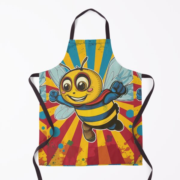 Item preview, Anthropomorphic Superhero Bee in Vibrant Colors designed and sold by Piotrek0001.