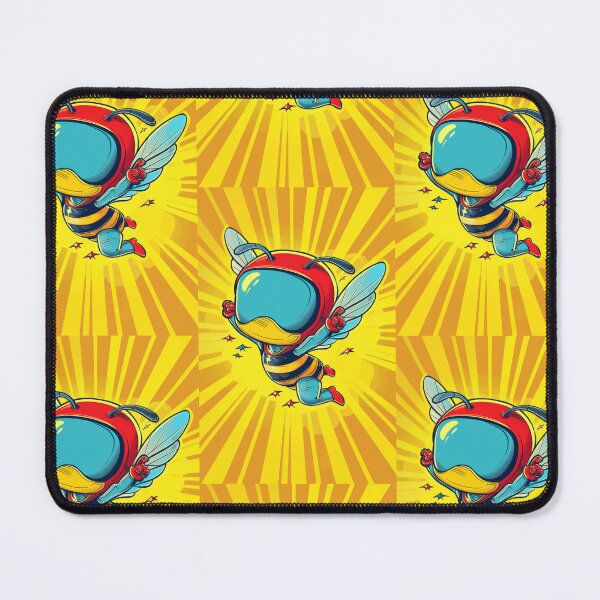 Item preview, Anthropomorphic Superhero Bee in Vibrant Colors designed and sold by Piotrek0001.