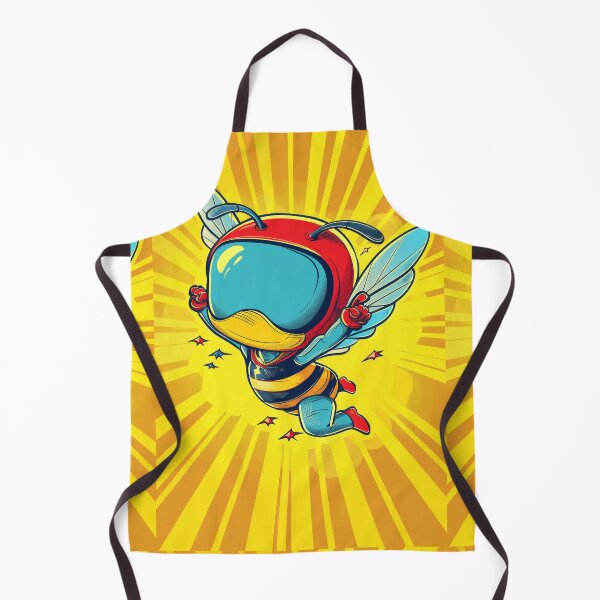 Item preview, Anthropomorphic Superhero Bee in Vibrant Colors designed and sold by Piotrek0001.