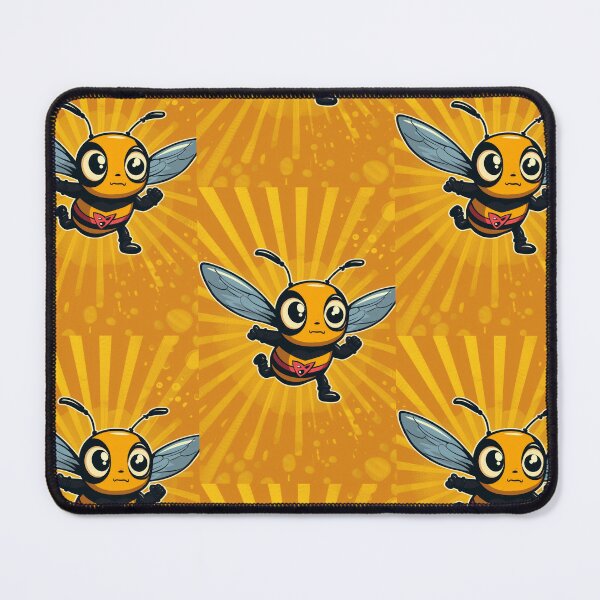 Item preview, Anthropomorphic Superhero Bee in Vibrant Colors designed and sold by Piotrek0001.