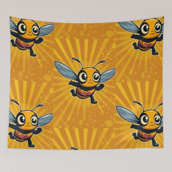 Item preview, Anthropomorphic Superhero Bee in Vibrant Colors designed and sold by Piotrek0001.