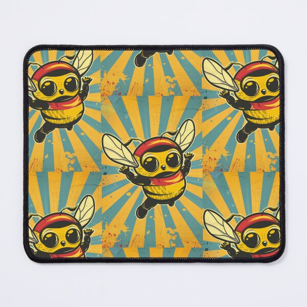 Item preview, Anthropomorphic Superhero Bee in Vibrant Colors designed and sold by Piotrek0001.