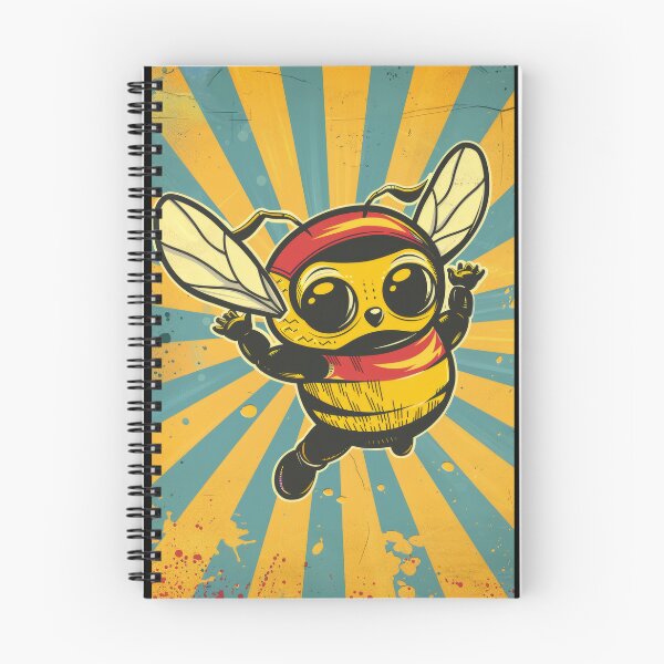 Item preview, Anthropomorphic Superhero Bee in Vibrant Colors designed and sold by Piotrek0001.