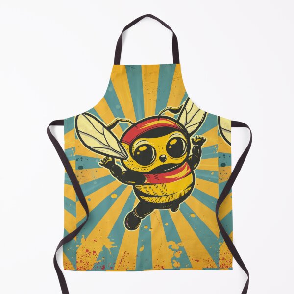 Item preview, Anthropomorphic Superhero Bee in Vibrant Colors designed and sold by Piotrek0001.