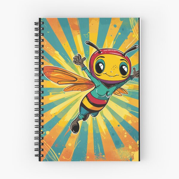 Item preview, Anthropomorphic Superhero Bee in Vibrant Colors designed and sold by Piotrek0001.