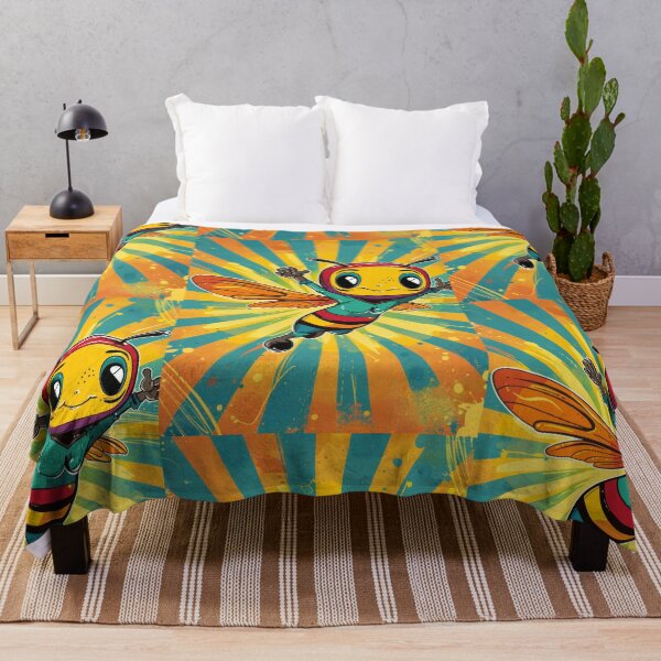 Item preview, Anthropomorphic Superhero Bee in Vibrant Colors designed and sold by Piotrek0001.