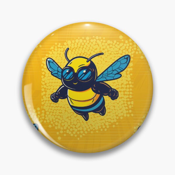 Item preview, Anthropomorphic Superhero Bee in Vibrant Colors designed and sold by Piotrek0001.