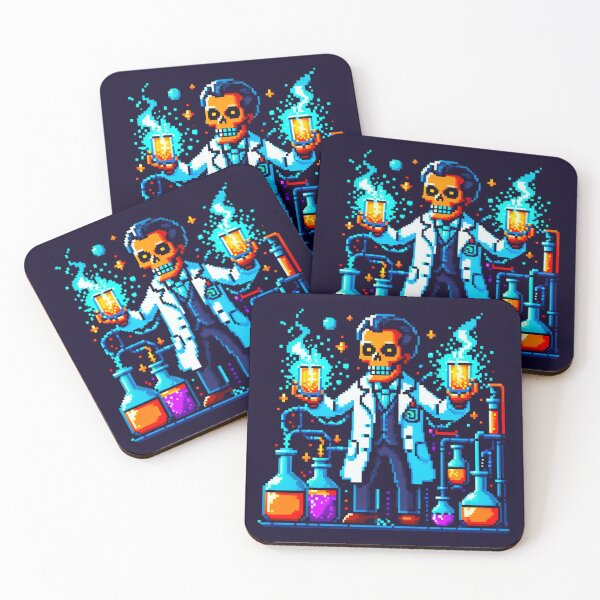 Item preview, Dr. Victor Aether: Mad Scientist with Electric Sparks and Bubbling Potions designed and sold by Ronny-Owiso.