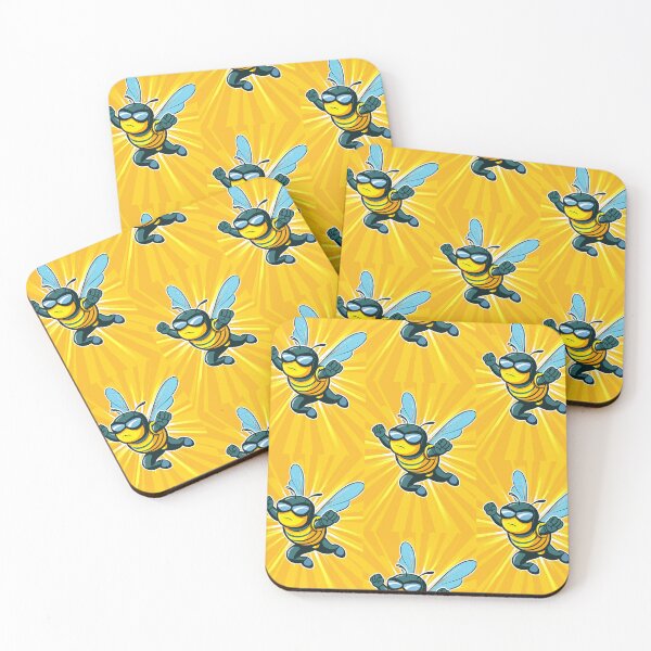 Item preview, Anthropomorphic Superhero Bee in Vibrant Colors designed and sold by Piotrek0001.