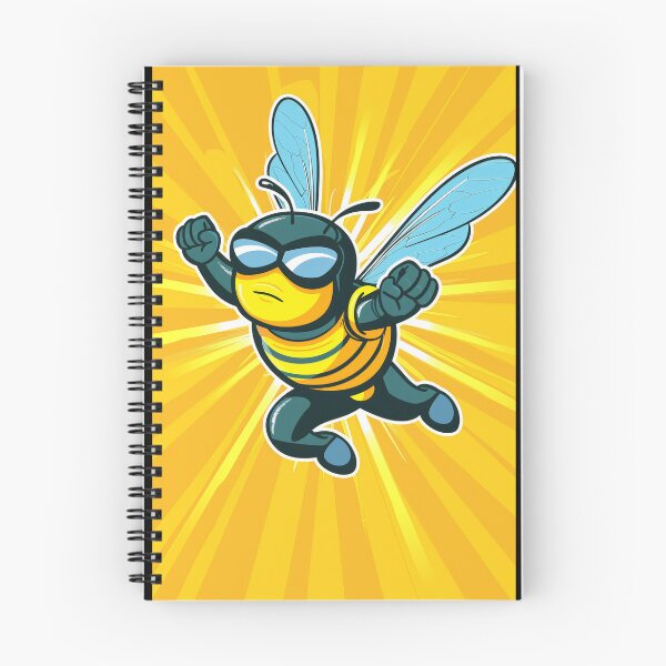 Item preview, Anthropomorphic Superhero Bee in Vibrant Colors designed and sold by Piotrek0001.