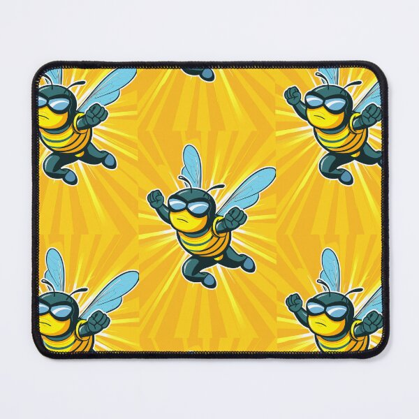 Item preview, Anthropomorphic Superhero Bee in Vibrant Colors designed and sold by Piotrek0001.