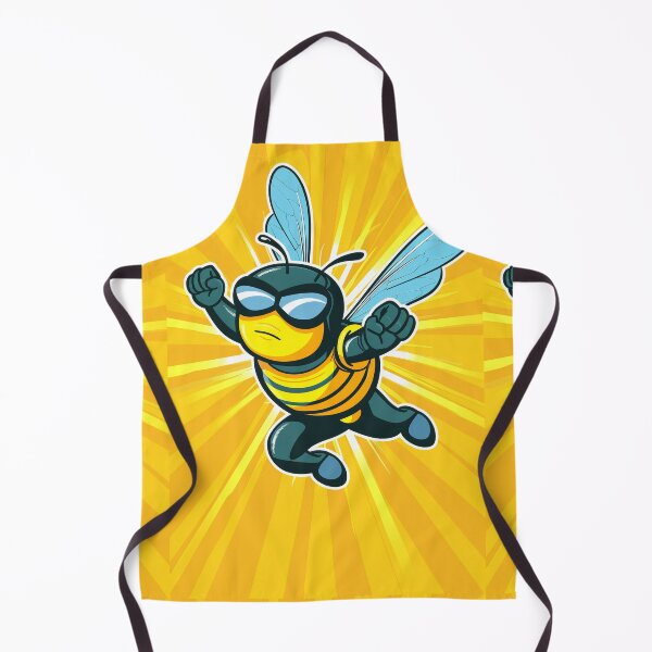 Item preview, Anthropomorphic Superhero Bee in Vibrant Colors designed and sold by Piotrek0001.