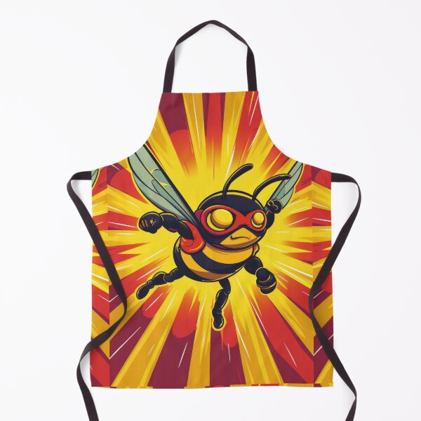 Item preview, Anthropomorphic Superhero Bee in Vibrant Colors designed and sold by Piotrek0001.