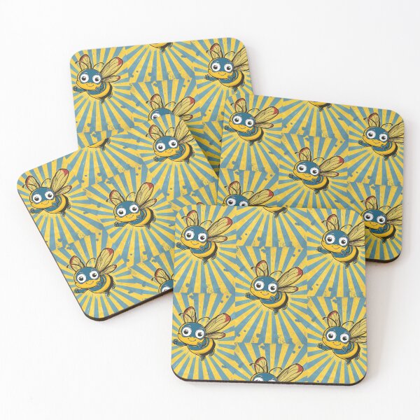 Item preview, Anthropomorphic Superhero Bee in Vibrant Colors designed and sold by Piotrek0001.