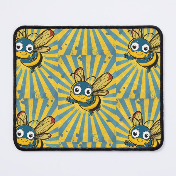 Item preview, Anthropomorphic Superhero Bee in Vibrant Colors designed and sold by Piotrek0001.