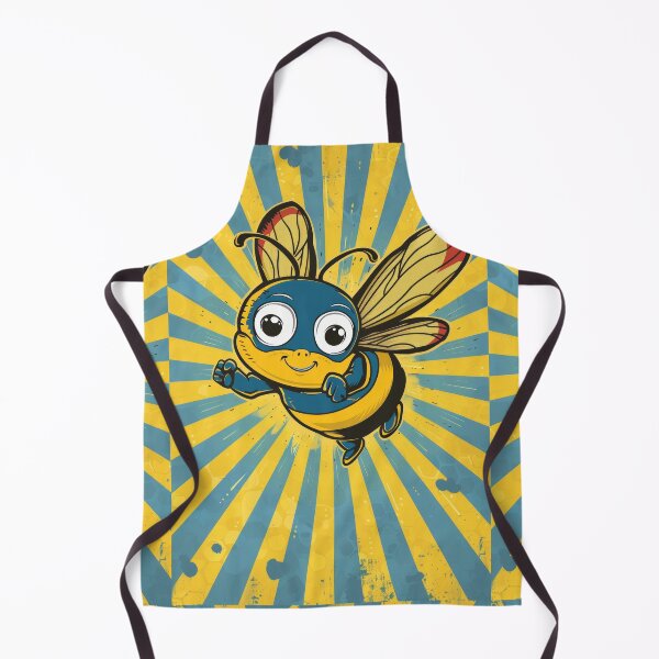 Item preview, Anthropomorphic Superhero Bee in Vibrant Colors designed and sold by Piotrek0001.