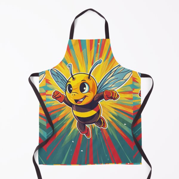 Item preview, Anthropomorphic Superhero Bee in Vibrant Colors designed and sold by Piotrek0001.