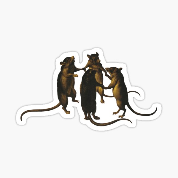 Vista previa del artículo con la obra «La danza de las ratas», diseñado y vendido por elinaarbidane.