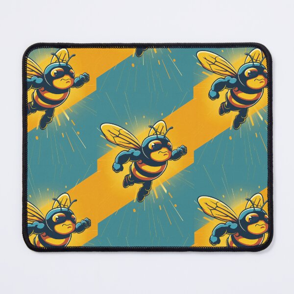 Item preview, Anthropomorphic Superhero Bee in Vibrant Colors designed and sold by Piotrek0001.