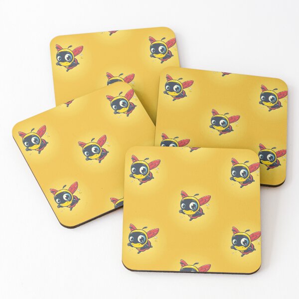 Item preview, Anthropomorphic Superhero Bee in Vibrant Colors designed and sold by Piotrek0001.