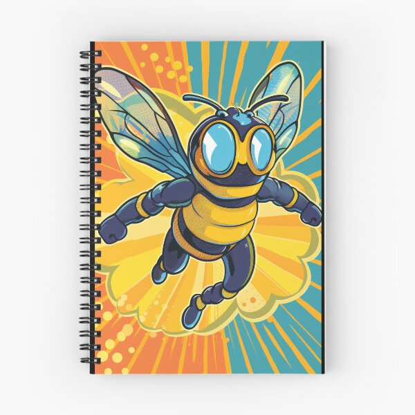 Item preview, Anthropomorphic Superhero Bee in Vibrant Colors designed and sold by Piotrek0001.