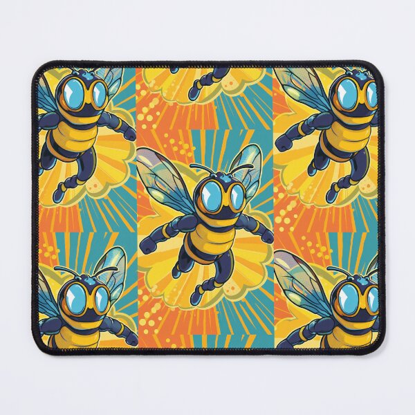 Item preview, Anthropomorphic Superhero Bee in Vibrant Colors designed and sold by Piotrek0001.