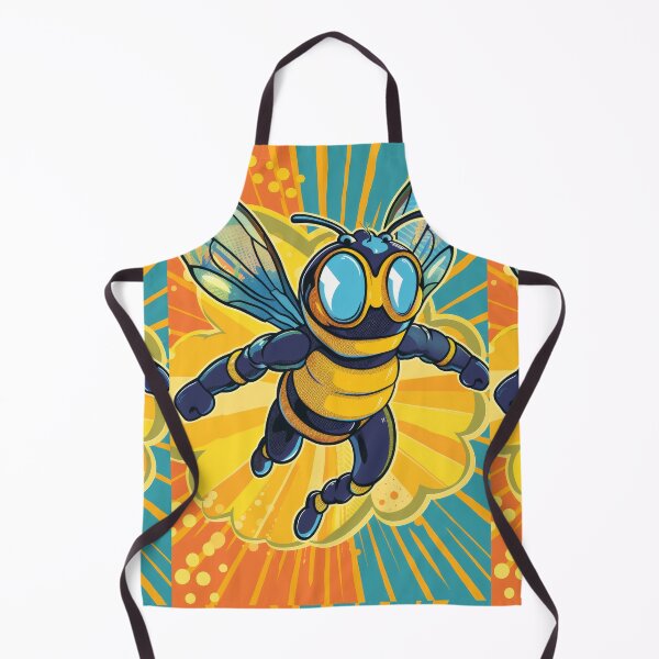 Item preview, Anthropomorphic Superhero Bee in Vibrant Colors designed and sold by Piotrek0001.