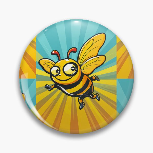 Item preview, Anthropomorphic Superhero Bee in Vibrant Colors designed and sold by Piotrek0001.