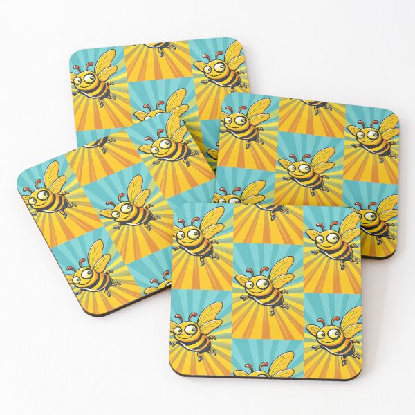 Item preview, Anthropomorphic Superhero Bee in Vibrant Colors designed and sold by Piotrek0001.