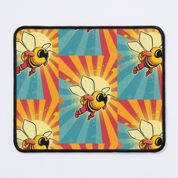Item preview, Anthropomorphic Superhero Bee in Vibrant Colors designed and sold by Piotrek0001.