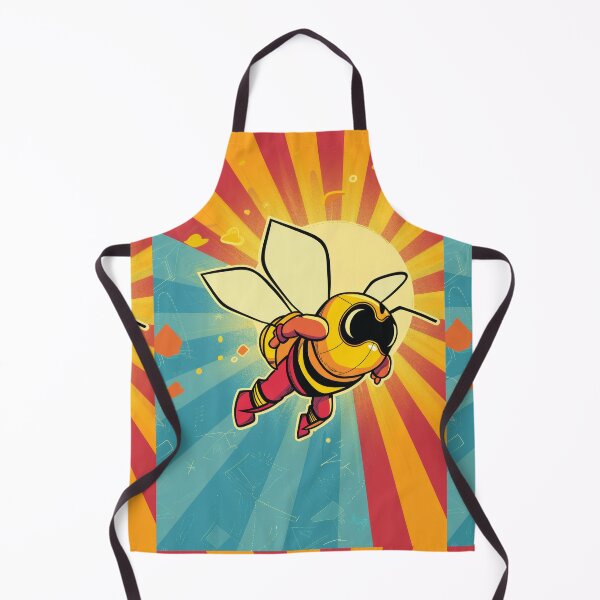 Item preview, Anthropomorphic Superhero Bee in Vibrant Colors designed and sold by Piotrek0001.