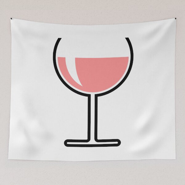 Item preview, Rosé Wine Glass (Round / Open) designed and sold by MrFaulbaum.