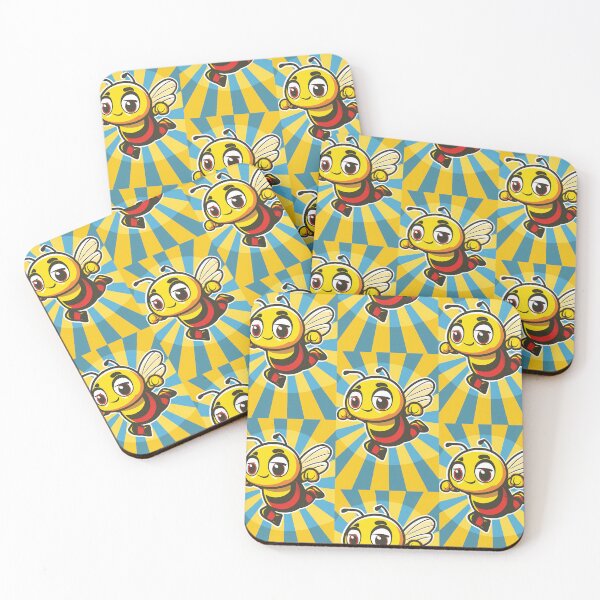 Item preview, Anthropomorphic Superhero Bee in Vibrant Colors designed and sold by Piotrek0001.