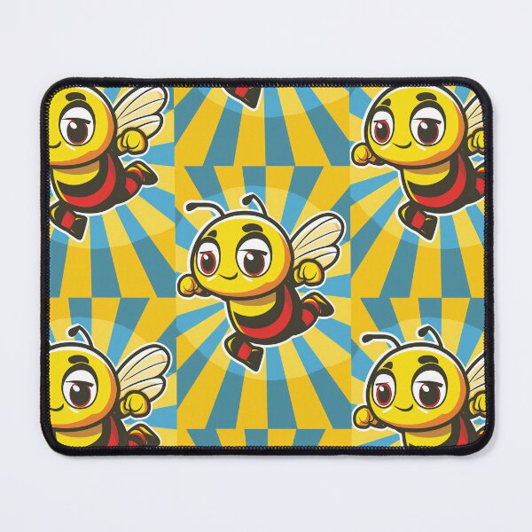Item preview, Anthropomorphic Superhero Bee in Vibrant Colors designed and sold by Piotrek0001.