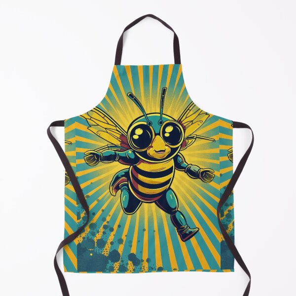 Item preview, Anthropomorphic Superhero Bee in Vibrant Colors designed and sold by Piotrek0001.