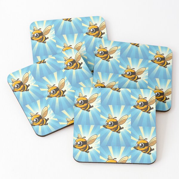 Item preview, Anthropomorphic Superhero Bee in Vibrant Colors designed and sold by Piotrek0001.