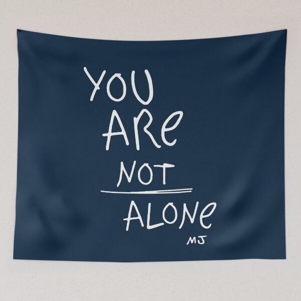 Item preview, You Are Not Alone (white) designed and sold by SWG Mixes & Merchandise.